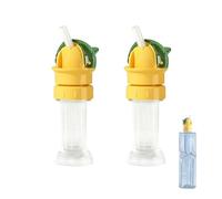 Adaptador de boquilla para botella de agua, 2 unidades, adaptador de boquilla de botella de agua con pajita, adaptador de silicona para botellas de agua con pajita, tapones para botellas de agua para