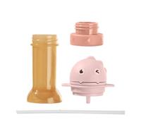 Adaptador de boquilla para botella de agua, tapas adaptadoras de silicona a prueba de derrames, adaptador de boquilla superior de botellas de repuesto con cuerda para colgar, tapas de botella