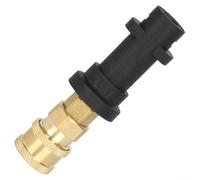 Adaptador de boquilla turbo giratoria de alta presión 6 en 1 con conector rápido de 1/4 pulgadas, puntas de boquilla ajustables para lavadoras a presión serie K2 K3 K4 K5 K6, enchufe de latón para