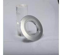 Adaptador de botón de descarga doble para inodoro de 38 mm, kit de conversión de plástico resistente, parche de conversión de sistemas de descarga dual para tanque de 48 mm y 58 mm (plata)