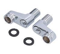 Adaptador de brazo girador G1 / 2 a G3 / 4 Dicamera de la batalla de grifo | Brazo ajustable para grifos montados en la pared | Adaptador de tubería de agua fría y caliente a