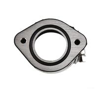 Adaptador de brida de colector de admisión de carburador de motocicleta de 28 mm de aluminio de goma compatible con motores horizontales VM24 VM26 de 100 cc-200 cc sello de admisión de aire de