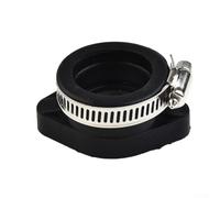 Adaptador de brida de colector de carburador para bicicletas todoterreno, compatible con carburadores Mikuni VM24 VM26 VM28 de 28 mm, diseño de aluminio de goma