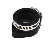 Adaptador de brida de colector de moto de suciedad para carburador de repuesto para Mikuni VM24 26 28 mm hecho de goma y aluminio