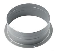 Adaptador de brida de metal montado en la pared para instalación de manguera de ventilación de 75 mm, 100 mm, 120 mm, 150 mm, 200 mm, accesorio de salida de entrada de aire (150 mm)