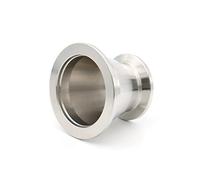 Adaptador de brida for accesorios de tubería de vacío con reductor de triple abrazadera, de acero inoxidable 304, for uso sanitario, for mejoras del hogar, conector de manguera de plomería.(KF16-KF40)