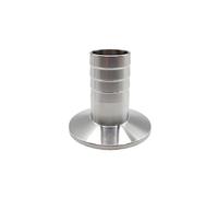 Adaptador de brida sanitaria de acero inoxidable 304 for manguera de vacío KF10, KF16, KF25, KF40 y KF50, diámetro exterior de 6, 8, 13, 16, 20, 25 y 38 mm.(10mm)