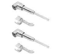 Adaptador de Broca Angular, Extensión Destornillador 105 Grados, Mango Hexagonal 1/4 Pulgadas, 2 Unidades - Alta Resistencia, Giro Suave, Para Taladros y Llaves de Impacto