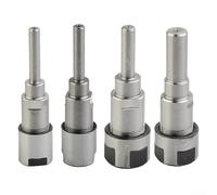 Adaptador de broca de enrutador, extensor de abrazadera de varilla de extensión para vástago de 1/4, 8 mm, 12 mm, herramienta de mecanizado de acero al carbono, equipo de fabricación de automóviles