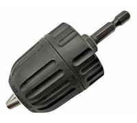 Adaptador de broca portabrocas de 0,8 - 10 mm, sin llave, hexágono de 1/4 pulgadas, adaptador de broca 0,8 - 10 mm, sin llave, 1/4 pulgadas, hexágono para atornillador inalámbrico, por ejemplo, Bosch