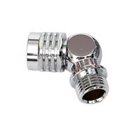 Adaptador de buceo de latón para manguera reguladora con giro giratorio de 90 y 110 grados para reducir la presión y mejorar el movimiento de la manguera (110°)