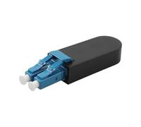 Adaptador de bucle trasero de fibra óptica para pruebas de red integrales, compatible con conectores LC/UPC para OM1 OM2 OM3 OM4 (SM 9/125)