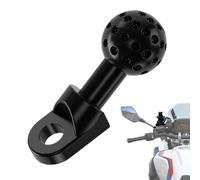 Adaptador De Cabeza Base De Bola Para Motocicleta - Adaptador De Espejo De Motocicleta | Soporte De Montaje Impermeable Para Cámara De Acción, Conector Ajustable Duradero, Cámara De Ciclismo De Soport
