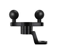 Adaptador de cabeza de bola de 25 mm a manillar bi, soporte de montaje de base de 1 pulgada, clip ecuestre