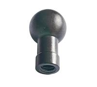 Adaptador de cabeza de bola de aluminio de 13 / 17 / 15 / 20 / 25 mm a montaje de 1 / 4 de pulgada Soporte para teléfono de motocicleta Soporte para automóvil Soporte para cámara Junta esférica de