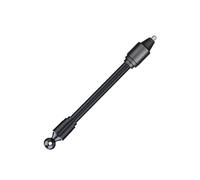 Adaptador de cabeza de bola giratoria de 360 grados de 17 mm para trípodes, palos de selfie y soporte de equipo de transmisión en vivo, varilla de extensión flexible para soportes de cámara de