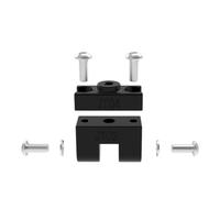 Adaptador de Cabeza esférica con Bola de 1 Pulgada y Orificios AMPS, Barra de 22mm, Soporte para, Compatible con cámara de salpicadero de acción Beeline(Type 2)