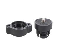 Adaptador de cabeza esférica ligero de 17 mm hembra a tornillo de conversión de 1/4 pulgadas para cámara de teléfono, cámara de mariposa