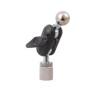 Adaptador de cabeza esférica para soportes sin costuras entre rosca de 1/4 y 17,4 mm en dispositivos electrónicos, cámaras, motocicleta, adaptador de navegación