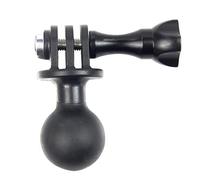 Adaptador de cabeza universal de montaje de bola de 1 pulgada con tornillo de pulgar para GoPro Hero 9, 8 negro, 7 negro, 7 plateado, 7 blanco, 6, 5, 4, 3+, 5Session, MAX, DJI Osmo Action (cabeza de