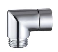 Adaptador de cabezal de ducha - Conector de brazo de extensión, extensión de metal, tuerca móvil, accesorio de baño ajustable para casa, apartamento, ducha, conector de tubo angular, instalación