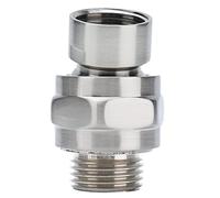 Adaptador de cabezal de ducha G1/2, válvula desviadora de ducha de cobre, desviador de latón con acabado cepillado para accesorios de ducha del baño doméstico, con rosca