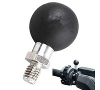 Adaptador de Cabezal de la Bola de Motocicleta - retrovisor de Soporte de Montaje Espejo | Impermeable para el Soporte telefónico, GPS, cámara de acción, Accesorios Resistentes Hombres y Mujeres,