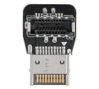 Adaptador de cabezal de panel frontal USB3.2 Tipo E a Tipo C Transmisión de señal sin pérdidas de 20 Gbps Diseño compacto de 90 grados PCB
