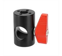 Adaptador de cabezal de soporte de luz con orificio de ubicación para varilla de soporte de luz, trípode, monopié, accesorios de fotografía