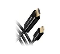 Adaptador de cable - AXAGON - RVDM-HI14C2 - Mini-DisplayPort a HDMI - 4K/30 Hz - 180 cm - Negro
