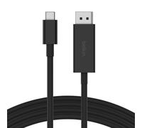 Adaptador de cable Belkin AVC014bt2MBK USB-C a DisplayPort 2 m HDR 8K