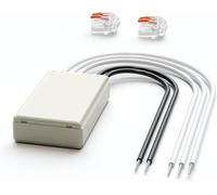 Adaptador de cable C para termostatos inteligentes Google Nest, reemplazo directo para conector de alimentación Nest, funciona en hogares sin cable C, fuente de alimentación estable ininterrumpida 24