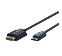 Adaptador de cable Clicktronic 44928 USB-C a HDMI 1 m blindado