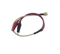 Adaptador de cable coaxial RF macho para SMA con agarre para cocodrilo para una fijación segura y transmisión de señal fiable en pruebas y equipos de radio (0,3 metros)