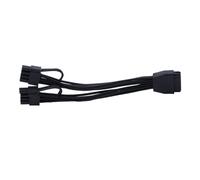 Adaptador de cable de 12 pines a dos tarjetas gráficas 6+2, 12 pines hembra a 2 x 6 + 2 pines macho para cable de alimentación PCIe para tarjetas gráficas, adaptador inverso para tarjeta