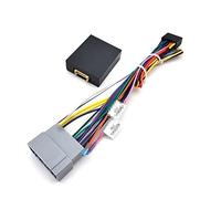 Adaptador de cable de alimentación Android for audio de coche de 16 pines con caja Canbus, compatible con Compass 07~09, Grand Cherokee Wk 2005-2010