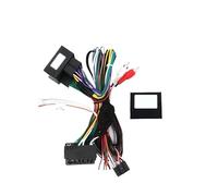 Adaptador de cable de alimentación de 16 pines para caja CANbus y decodificador compatible con radio estéreo de coche Android BMW X3 E83 2006-2010.