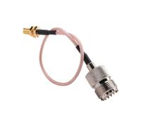 Adaptador de Cable de Antena de Mano Para Base Uhf y Antenas Moviles - Conectores Hembra Sma A Uhf So-239 Hembra