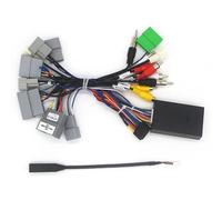 Adaptador de cable de arnés de cableado estéreo de radio de coche de 16 pines para Honda Civic 1.5T 2016-2021 CRV CR-V 2017-2022 Breeze 2020+, soporte de ajuste alto, control de volante de cámara de