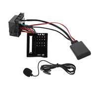 Adaptador de Cable de Audio Auxiliar Bluetooth 5.0 de 12 Pines Receptor Inalámbrico Bluetooth Reemplazo de Manos Libres de Micrófono para Peugeot 207 307 407 308