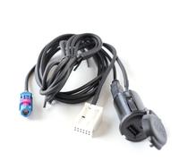 Adaptador de cable de audio USB AUX estéreo Biurlink RD43 RD45 para 307 407 408