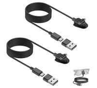 Adaptador de cable de carga para gafas inteligentes Ray-Ban Meta Cargador | Para Wayfarer/Skyler/Headliner/Oakley HSTN/Scirber (Gen1 y 2), con cable USB C de 3.3 pies, incluye un adaptador USB A para