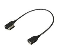 Adaptador de cable de datos y carga AUX a USB para audio de coche AMI para Audi A3 A4 A5 A6 L Q5 VW Tiguan