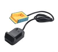 Adaptador de cable de extensión para herramientas eléctricas de 18 V 20 V máximo, soporte de montaje en pared para sujetadores de taladro eléctrico, accesorio de 9 x 7,5 cm, ligero, portátil, ajuste