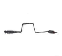 Adaptador de cable de panel solar para techo sin instalación de perforación | Para un diseño plano delgado, se adapta a huecos de ventana, no requiere taladrar, fácil configuración interior y exterior