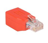Adaptador de Cable de Red Ethernet Cat6 StarTech.com Recto a Cruzado UTP Patch RJ45 Rojo