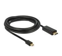 Adaptador de cable de vídeo DeLOCK 2 m Mini DisplayPort a HDMI Oro