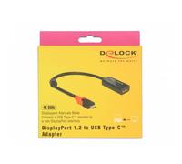 Adaptador de cable de vídeo DeLOCK 63928 USB Tipo C a DisplayPort 20 pin 0,2 m