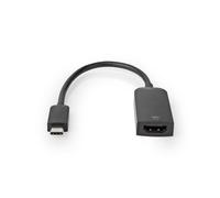 Nedis USB-C Adapter USB-C M HDMI F 4K@60Hz 0.20 M NP PVC BK