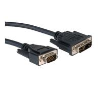 Adaptador de cable de vídeo ROLINE 11.04.5450 5 m DVI-A a VGA negro